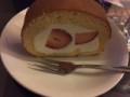 ロールイチゴケーキ^_−☆