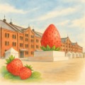 赤レンガと いちごの季節