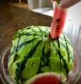 初めてのすいかのスティックカット