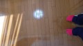 フローリングワックス掛け