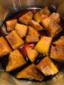 今夜はカボチャ煮物