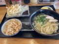 今日はうどん定食