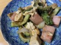 今日はスパムでゴーヤチャンプルを作って