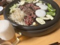 今日は焼肉で