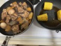 今日は炊飯器で美味しい鶏のポン酢煮ととうもろこしで