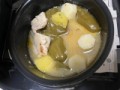 今日は炊飯器で鶏胸肉と野菜の煮物を作って