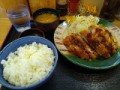 今日のランチはとんかつ！