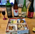 美味しいお酒とお弁当