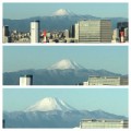 今朝の富士山