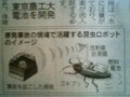 ゴキブリを「原発事故ロボ」に! ?