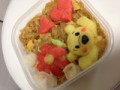 ハッシュドポテトでくまさん弁当