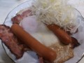 肉びらびら＋肉棒＝白いどろっとした液体まみれ
