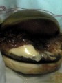 ラー油チーズバーガー