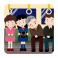 【お題日記】電車でもたれかかられた時どうする？