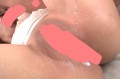 パイパンマ○コに中出しされて、ザーメンちんぽお掃除フェラ