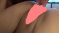 まんぐり返しでマ○コ穴に指挿入