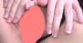 パンティずらしてマ○コ開き