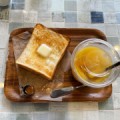 朝ごはんのトースト