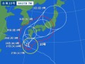 台風が・・・